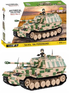 KLOCKI COBI 2583 CZOŁG SD.KFZ.184 FERDINAND Niszczyciel Czołgów Działo
