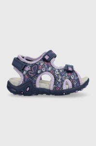 Geox sandałki dziecięce J35GRD CF48E tworzywo sztuczne NAVY/LILA rozmiar 35