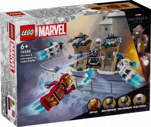 LEGO 76288 SUPER HEROES Iron Man i Iron Legion kontra żołnierz Hydry