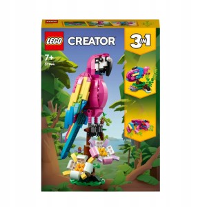 LEGO Creator 31144 3w1 Egzotyczna różowa papuga 3w1