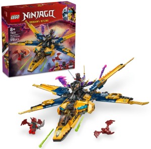 LEGO Ninjago 71833 Ras i burzowy superodrzutowiec Arina