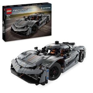 LEGO TECHNIC 42173 Szary hipersamochód Koenigsegg Jesko Absolut