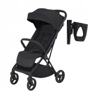 WÓZEK SPACEROWY ESPIRO JUST 2024 kolor 110 Black Pepper