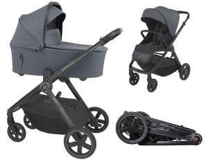 WÓZEK DZIECIĘCY ESPIRO ONLY 2w1 graphite anthracite 3w 1 gondola spacerówka