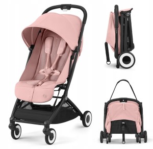 CYBEX ORFEO '25 lekki 6,3kg wózek spacerowy do samolotu Lie-Flat Candy Pink