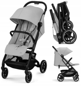 Cybex Beezy Wózek Spacerowy Rama Czarna Fog Grey 2024