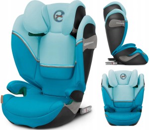 Fotelik samochodowy Cybex Solution S2 i-Fix Beach Blue 15-50 kg