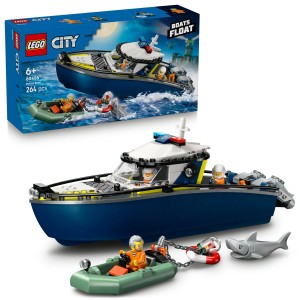 Klocki LEGO City 60456 Pościg łodzią policyjną