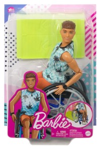 MATTEL BARBIE KEN NA WÓZKU INWALIDZKIM HJT59