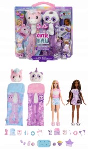 Mattel Barbie Cutie Reveal Piżama party Zestaw HRY15