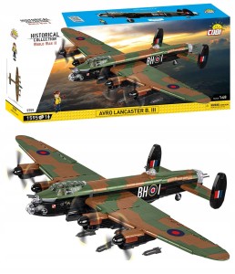 Klocki COBI 5759 Avro Lancaster B. III Brytyjski Bombowiec Samolot