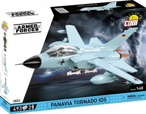 COBI 5853 PANAVIA TORNADO IDS KLOCKI SAMOLOT MYŚLIWIEC WOJSKOWY 2 FIGURKI