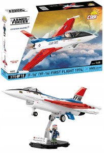 COBI 5892 F-16 (YF-16) FIRST FLIGHT ED.373K Amerykański samolot myśliwski