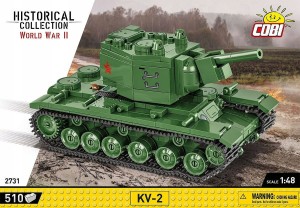 COBI 2731 CZOŁG KV-2 510 KL. RADZIECKI CZOŁG CIĘŻKI WOJSKOWE KLOCKI UNIKAT