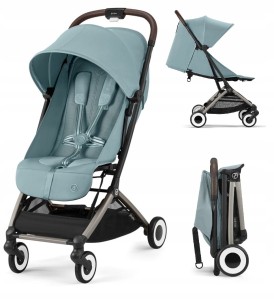 CYBEX ORFEO '25 lekki 6,3 kg wózek do samolotu Lie-Flat (tpe) Stormy Blue