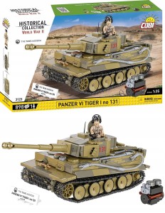 KLOCKI COBI 3123 niemiecki czołg ciężki Panzer VI Tiger Tygrys NO 131