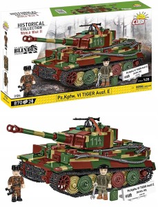 Klocki COBI 3124 Niemiecki Czołg PZKPFW VI TIGER AUSF.E 2IN1 2 w 1 114