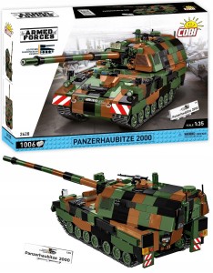 KLOCKI COBI 2628 Czołg PANZERHAUBITZE 2000 Niemiecka Samobieżna haubica