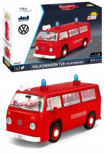 Klocki COBI 24622 Volkswagen T2b Feuerwehr klasyczny wóz strażacki
