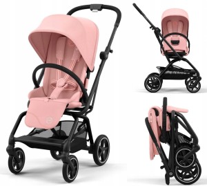 Cybex Eezy S Twist+2 2024 - lekki wózek spacerowy | Candy Pink