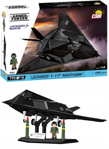 Klocki COBI 5903 Lockheed F-117 Nighthawk amerykański bombowiec taktyczny