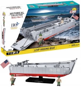 KLOCKI COBI 4849 Łódź Higginsa 80 rocznica D-Day HC barka desantowa