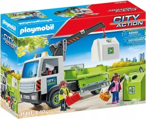 PLAYMOBIL 71431 SAMOCHÓD CIĘŻAROWY Z KONTENEREM NA SZKŁO