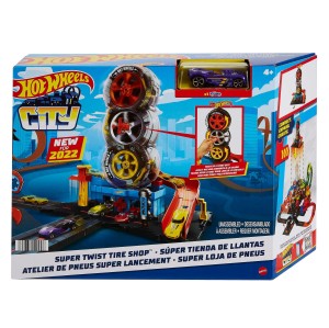 Zestaw Wyścigowy warsztat opon Hot Wheels City HDP02