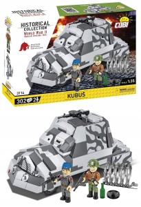 COBI 3114 KUBUŚ samochód pancerny Powstanie Warszawskie figurki Powstańców