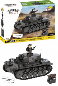 Klocki COBI 2597 Czołg Panzerkampfwagen II Ausf. F Niemiecki czołg lekki