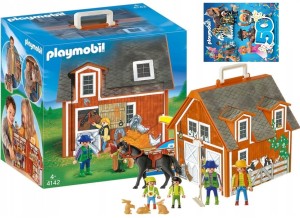 Playmobil 4142 Moje przenośne gospodarstwo rolne Stajnia Mała Farma + GRATIS KATALOG PLAYMOBIL!