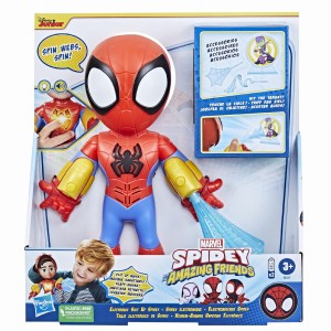 SPIDEY Marvel AMAZING FRIENDS Duża 25cm INTERAKTYWNA Figurka ŚWIATŁO DŹWIĘK