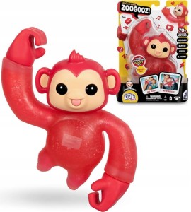Little Live Pets ZOOGOOZ Red MAŁPKA Zwierzak 70+ DŹWIĘKÓW i REAKCJI Stretch