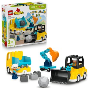 KLOCKI LEGO DUPLO 10475 MASZYNY BUDOWLANE 3 W 1