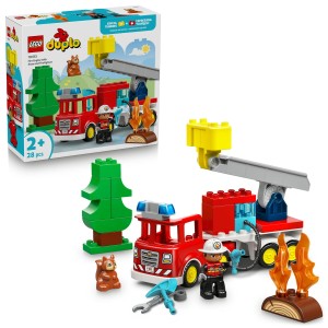 KLOCKI LEGO DUPLO 10473 WÓZ STRAŻACKI Z WĘŻEM I STRAŻAKIEM
