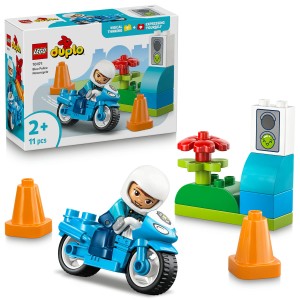 KLOCKI LEGO DUPLO 10471 NIEBIESKI MOTOCYKL POLICYJNY
