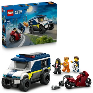 KLOCKI LEGO CITY 60479 FURGONETKA POLICYJNEGO KONWOJU WIĘZIENNEGO