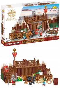 KLOCKI COBI 20077 Brama fortu rzymskiego Roman Camp - Gate HC I 591 El.