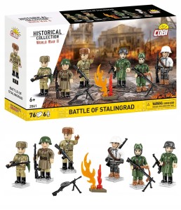 KLOCKI COBI 2061 Figurki BITWA O STALINGRAD HISTORICAL COLLECTION WWII 76el