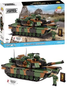 Klocki COBI 2633 CZOŁG M1A2 ABRAMS (PL) 1 WARSZAWSKA BRYGADA PANCERNA