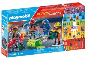 PLAYMOBIL 71468 My figures: straż pożarna zestaw figurek
