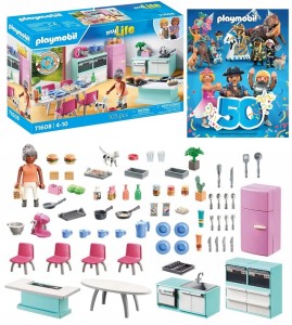 Klocki Playmobil My Life 71608 Kuchnia z jadalnią lodówka stół nowoczesna + gratis katalog playmobil!!!!!!!!