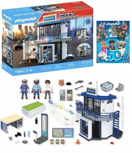 Klocki Playmobil 71874 Posterunek policji z miejscem przesłuchań komisariat + gratis katalog playmobil!!!!!!!!!!!!!!!!