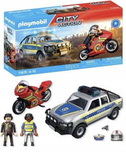 Klocki Playmobil 71875 Pościg policyjnym pick-upem policja złodziej