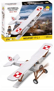 Klocki COBI 2998 Nieuport 17C.1 110 POL Samolot figurka polskiego lotnika