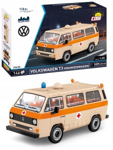 Klocki COBI 24636 Volkswagen T3 Krankenwagen ambulans karetka retro