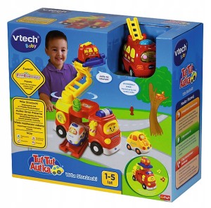 VTECH TUT TUT DUŻY WÓZ STRAŻACKI + AUTKO STRAŻ PL
