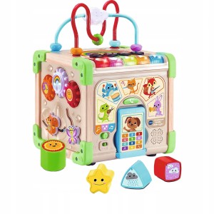 VTech Drewniana KOSTKA EDUKACYJNA Centrum Zabawy SORTER Układanka