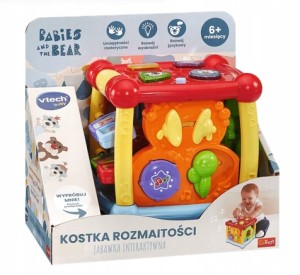 Zabawka interaktywna VTech Kostka Rozmaitości, Bobaski i Miś