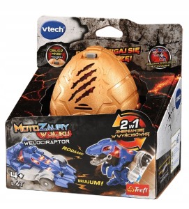 VTECH Motozaury Welociraptor w jajku